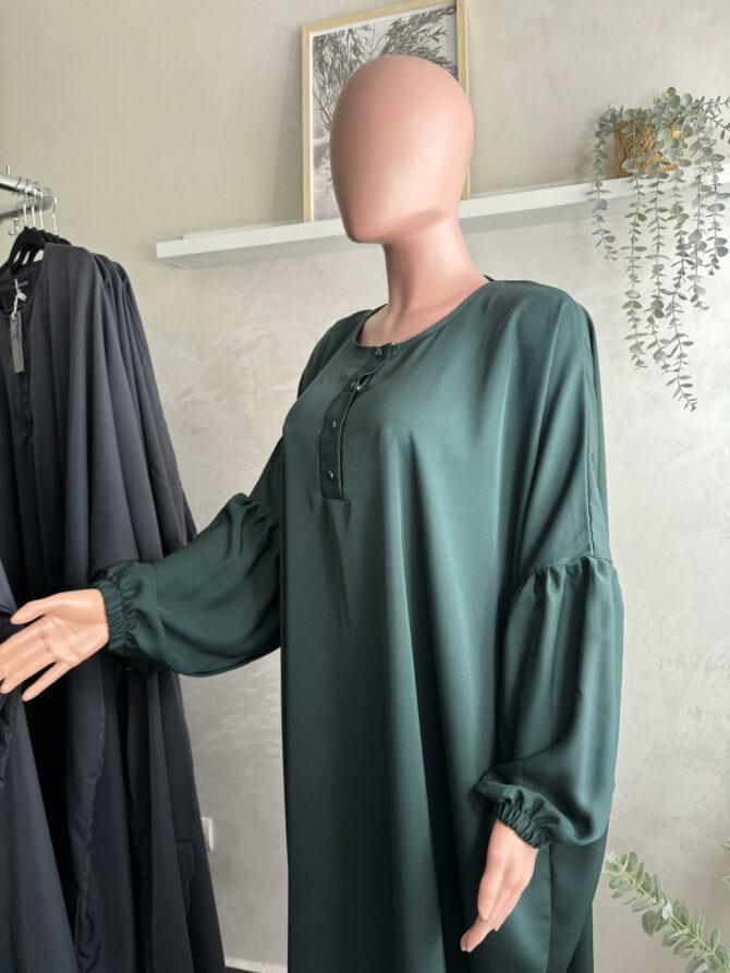 abaya zayneb vert emeraude