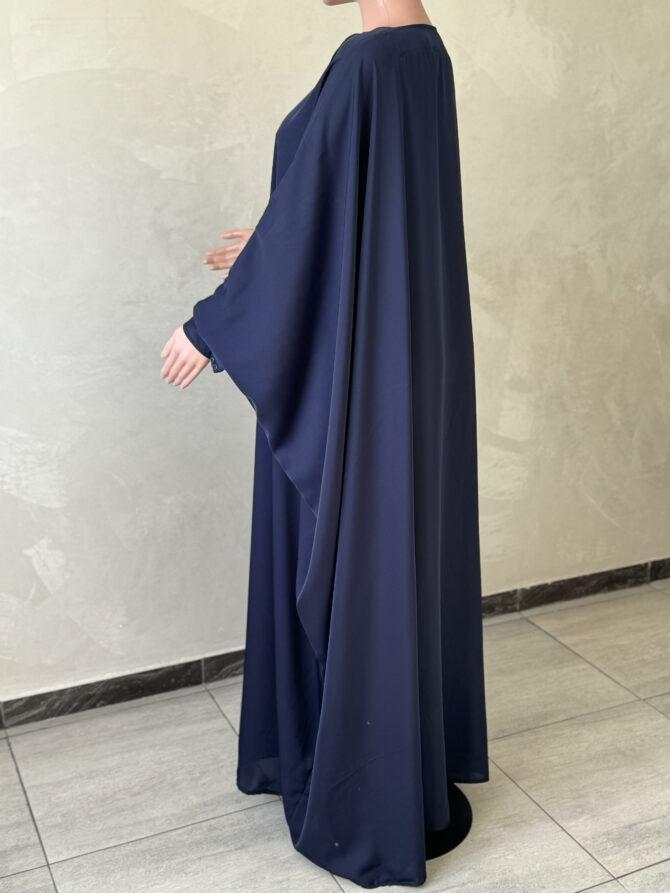abaya safiyyah bleu